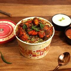 Chicken 65 Dum Biryani
