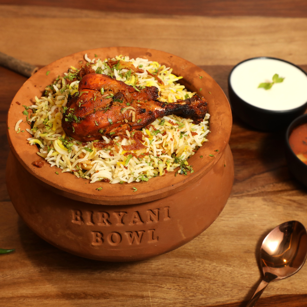 Chicken Tangdi Handi Dum Biryani