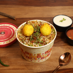 Egg Hyedrabadi Dum Biryani