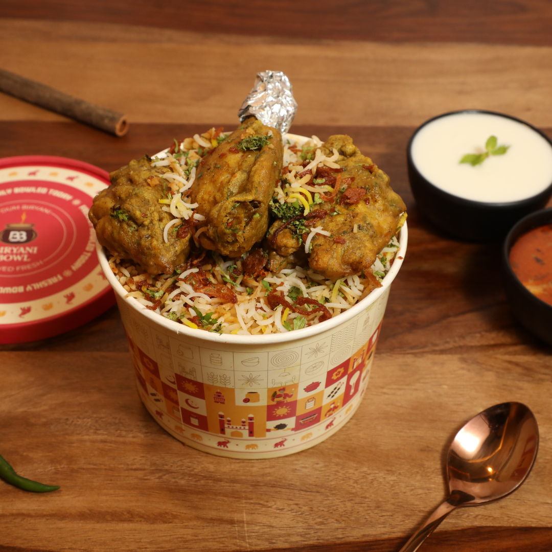 Pepper Chicken Dum Biryani