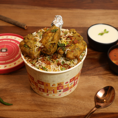 Pepper Chicken Dum Biryani