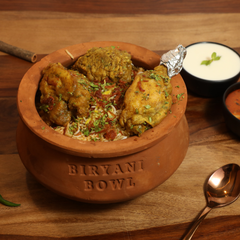 Pepper Chicken Handi Dum Biryani