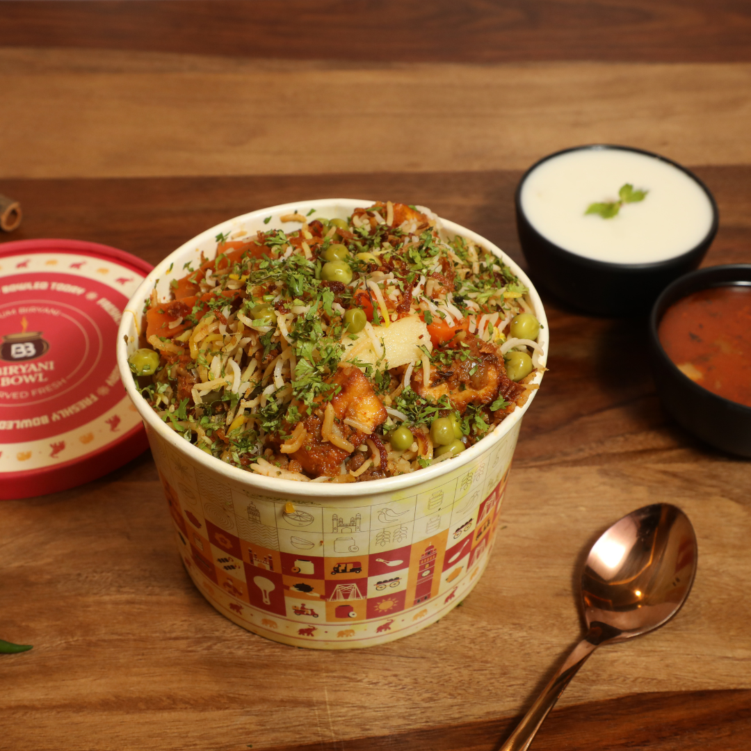 Veg Hyedrabadi Dum Biryani